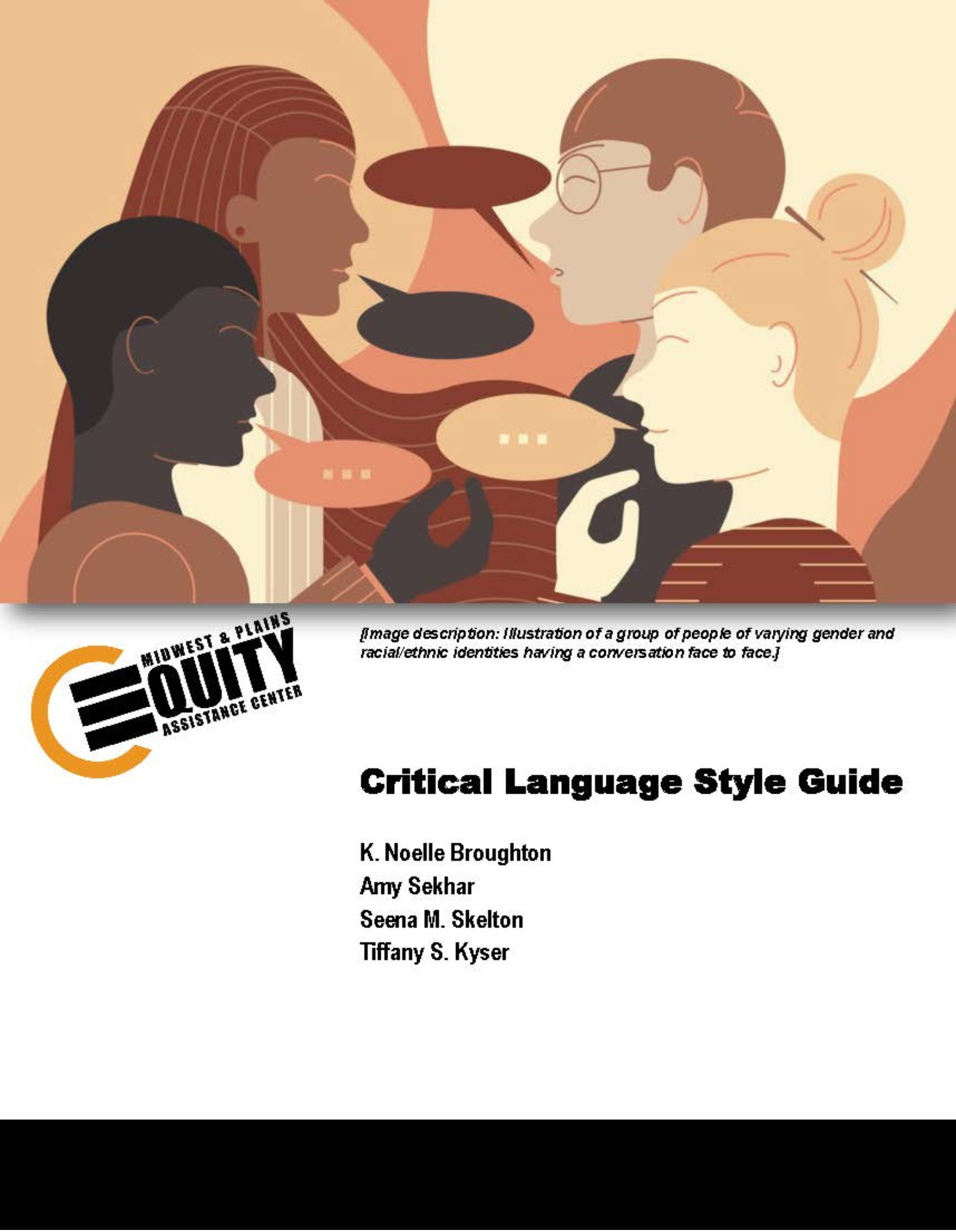 Critical Language Style Guide report cover